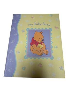 Winnie the Pooh Baby Memory Book | Vintage Baby Keepsake Memory Scrapbook